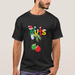 T-shirt Noix de poitrine marquant les châtaignes drôle Cou