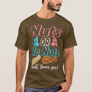 T-shirt Noix ou pas de noix Tante aime votre bébé Genre Ré