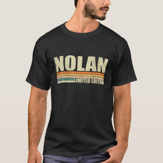 T-shirt Nolan Nom cadeau Personnalisé Funny Retro Vintage 