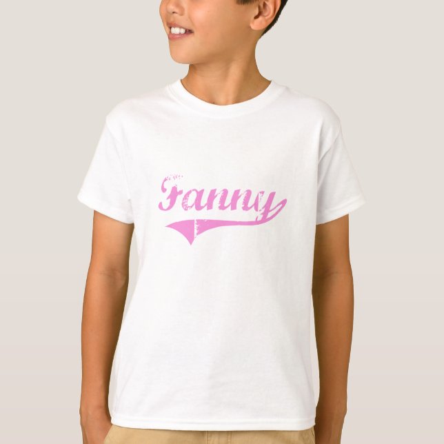T-shirt Nom classique de style de Fanny (Devant)