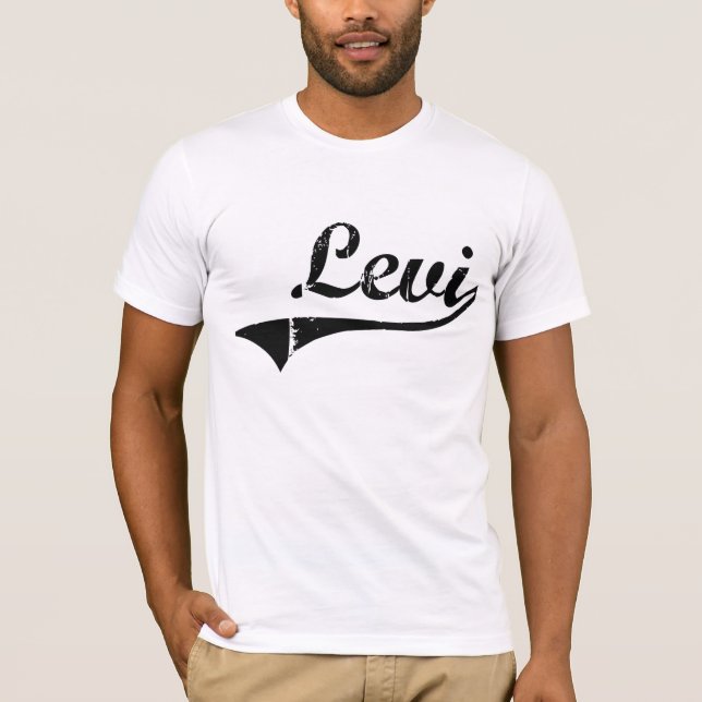 T-shirt Nom classique de style de Lévi (Devant)