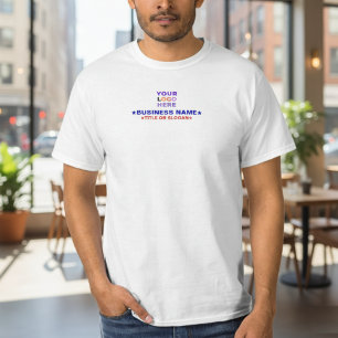 T-shirt Nom commercial et texte ou slogan Logo promotion