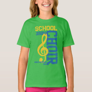 T-shirt Nom correspondant Année Chorale Groupe Handle soci