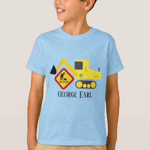 T-shirt Nom d'ajout du camion de crevette de construction