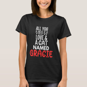 T-shirt Nom de chat Gracie Design - Tout ce dont vous avez