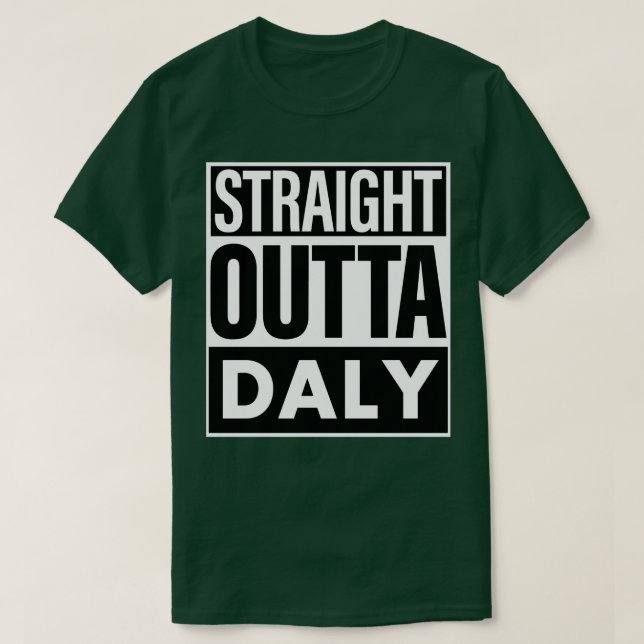 T-shirt Nom de Daly droit devant Daly (Design devant)