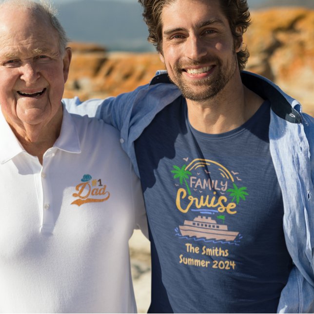 T-shirt Nom de famille bateau croisière croisière personna (Créateur téléchargé)