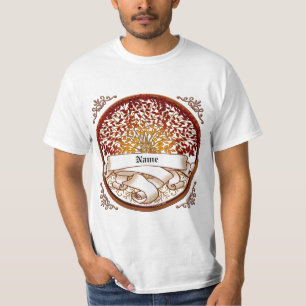 T-shirt Nom de famille de Crimson