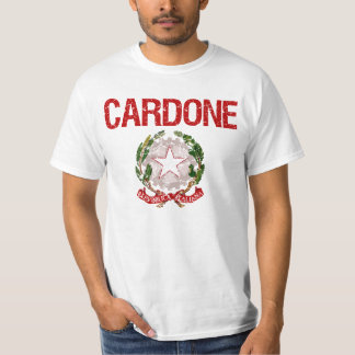 T-shirt Nom de famille d'Italien de Cardone