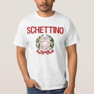 T-shirt Nom de famille d'Italien de Schettino