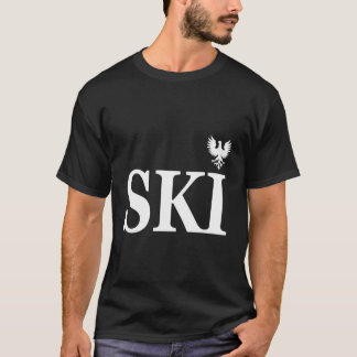 T-shirt Nom de famille du ski du patrimoine polonais