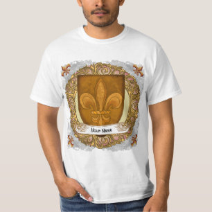 T-shirt Nom de famille Fleur De Lis