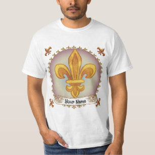 T-shirt Nom de famille Fleur De Lis