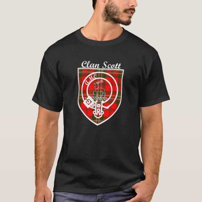 T-shirt Nom de famille Scott nom de famille Scottish Clan  (Devant)