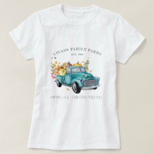 T-shirt Nom de famille vintage de ferme du camion   de