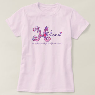 T-shirt Nom de filles de Helena et signification de la