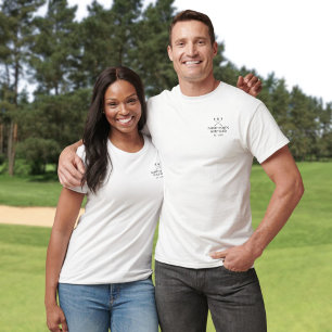 T-shirt Nom de golf personnalisé classique