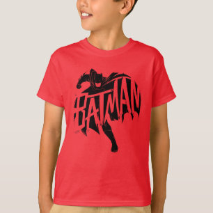 T-shirt Nom de la brosse d'encre Batman