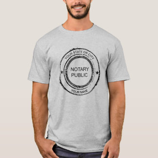 T-shirt Nom de la ville du phoque dérangé du public notair