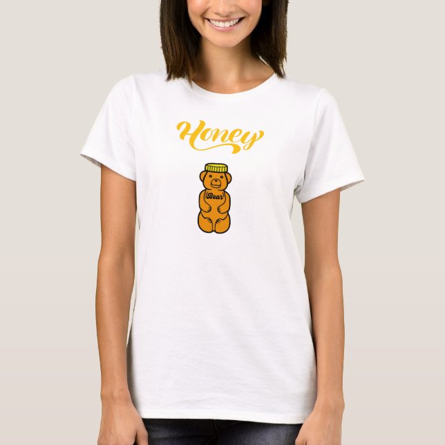 T-shirt Nom de l'animal de miel (Devant)