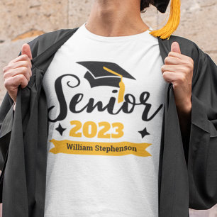T-shirt Nom de l'année d'obtention du diplôme de la classe