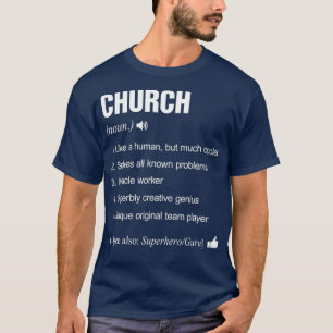 T-shirt Nom de l'église Définition Signification Famille