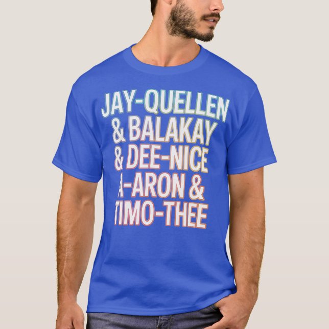 T-shirt Nom de l'enseignant remplaçant - Salle de photos (Devant)
