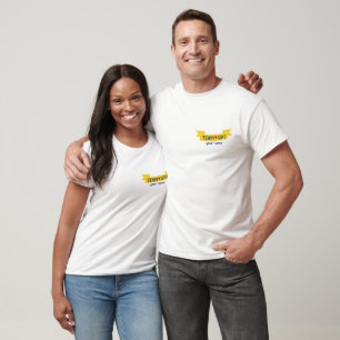 T-shirt Nom de l'équipe de famille personnalisée cool Logo