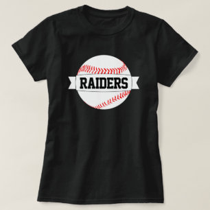 T-shirt Nom de l'équipe et du joueur de baseball
