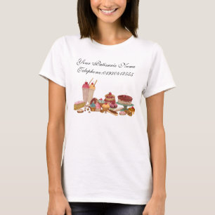 T-shirt Nom de Patisserie - customisez votre texte ici