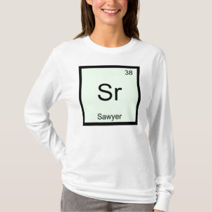T-shirt Nom de Sawyer Élément chimique Tableau périodique