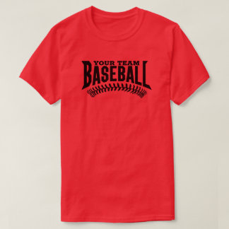 T-shirt Nom d'équipe de baseball personnalisé