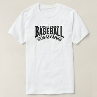 T-shirt Nom d'équipe de baseball personnalisé