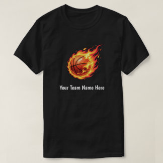 T-shirt Nom d'équipe personnalisé ici Enfant Joueur de Bas
