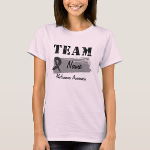 T-shirt Nom d'équipe personnalisé - Melanoma