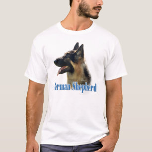 T-shirt Nom du berger allemand (noir/tan)