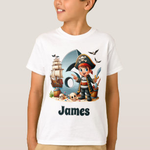 T-shirt Nom du capitaine Jolly Journey