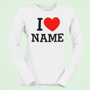 T-shirt Nom du coeur