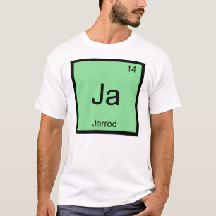 T-shirt Nom du Jarrod Élément de chimie Tableau périodique