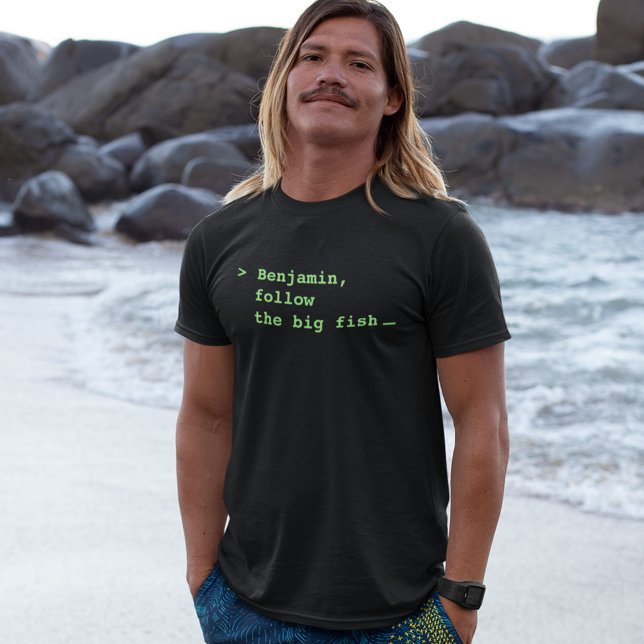 T-shirt Nom du pêcheur personnalisé Pêche (Créateur téléchargé)