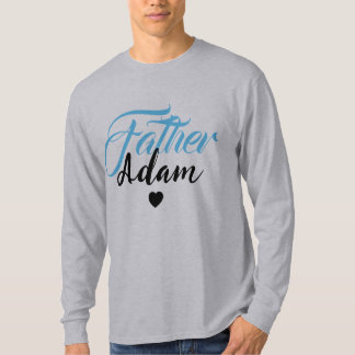 T-shirt Nom du père personnalisé moderne - Spécial Personn