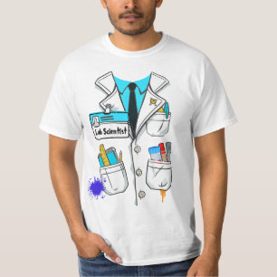 T-shirt Nom du scientifique du laboratoire personnalisé Ét