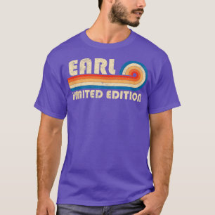 T-shirt Nom EARL Personnalisé Funny Retro Vintage Birthda