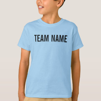 T-SHIRT NOM ET NOMBRE D'ÉQUIPE