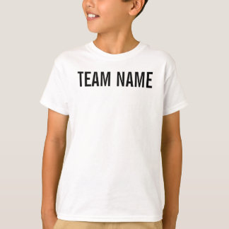 T-shirt Nom et numéro des t-shirts.
