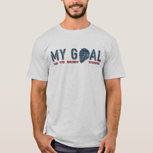 T-shirt Nom et numéro Imprimer Citation de gardien de cros