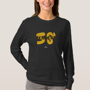 T-shirt Nom et Numéro Ryan Bergert San Diego Baseball ML
