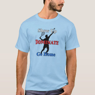 T-shirt Nom et numéro sur le dos Joueur de badminton série