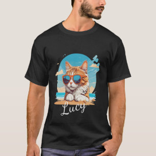 T-shirt Nom et photo de compagnie avec une typographie mod