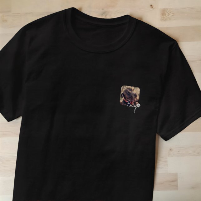 T-shirt Nom et photo du groupe de Cool simple et moderne p (Créateur téléchargé)